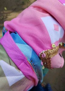 Multicolor Anarkali Top And Duppata