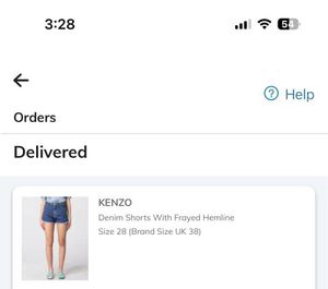 Kenzo Denim Shorts, New With Tags