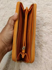 Mango Quilted Wallet