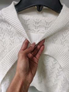 Cropped Knit Sweater