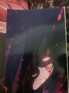 Anime Glowing Eyes Poster