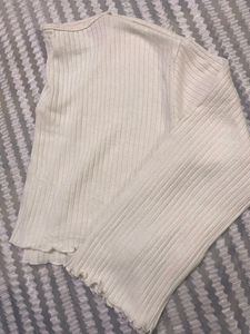 Full Sleeve White Top