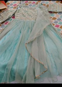 Party Wear Frock Full Length
