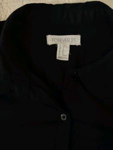 Classic Black Button-Down Shirt