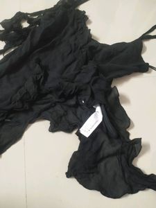 Zara Black Sheer Dress