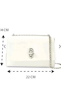 Accessorize London Women Faux Croc Textured Bag