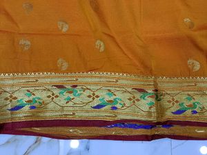 Elegant Yellow Paithani Saree
