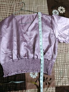 Shine Silk Party Wear Top For Women