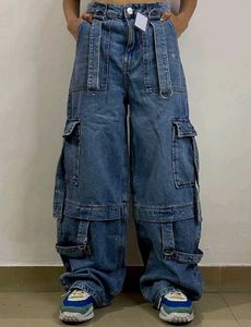 Bershka Blue Cargo