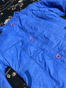 Wow!! A Blue Parashute Jacket  For Winters