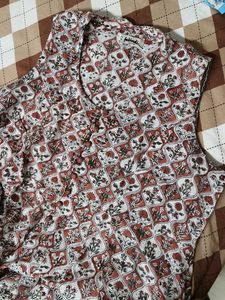 Fabindia Women Printed Cotton Anarkali Kurta