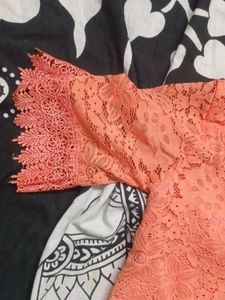 Pink Lace Top