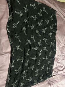 Cross Print Scarf