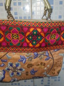 Embroidered Handbag