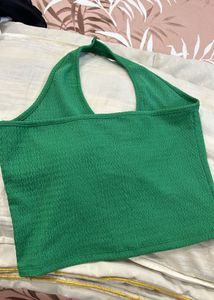 Green Halter neck top💚