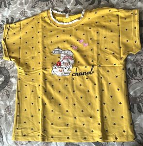 Cute Yellow Starry Top