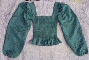 Glamourous See Green 💚 Cute Crop Top For Girls