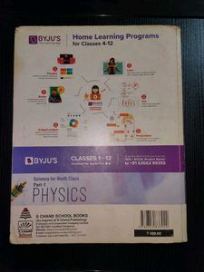 Class 9th Helping Book for Science Physics S.Chand