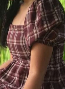 Plaid Mini Dress