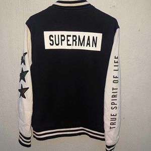 💥Black men&#39;s Varsity basJacket