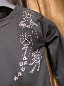 Black Designer Top For Women And Girls