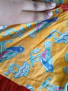 Vintage Bird Print Dress