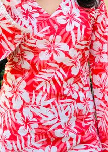 Gulnaar Kurti Floral Pink