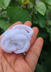 Handmade Crochet Flower Earrings