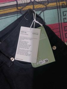 H&amp;M Low Waist Wide Leg Black Trousers