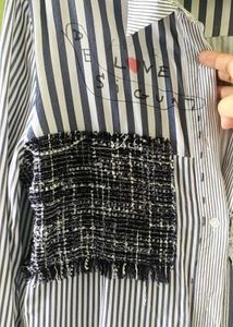 Striped Patchwork Shirt