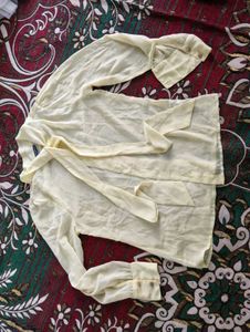 Elegant Semi-Sheer Shirt