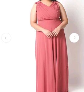 Dusty Rose Sleeveless Maxi Dress