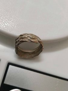 Silver Tone Statement Ring