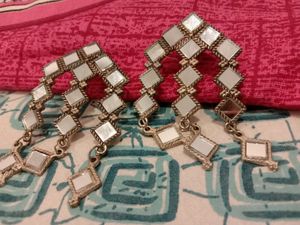 Oxidized Silver Chocker With Earrings Set