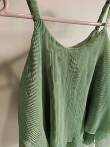 Sage Green Layered Tank Top