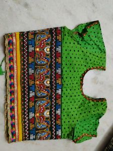 Vintage Embroidered Lehenga Skirt
