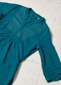 Teal Tunic Top