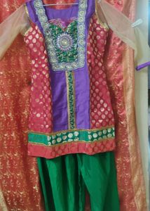 Heavy Work New Patiala Set