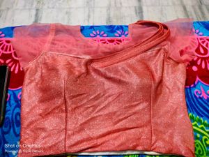 Crop Top With Dupatta