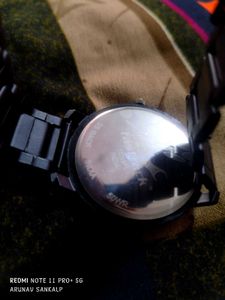 Fastrack Black Analog Watch