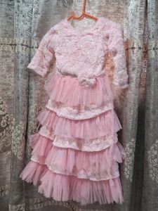 Cute Pink Dress For Girls