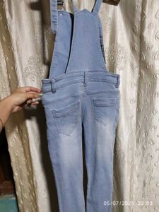Light Blue Denim Overalls