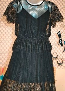 Size M/ L 🎁Buy 2 Get 1 Free 🎁Black Lace Dress