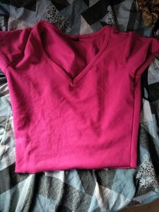 Pink Crop Top