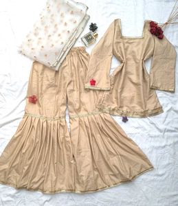 Festive Corset Kurta &amp; Garara Set🫶🏻