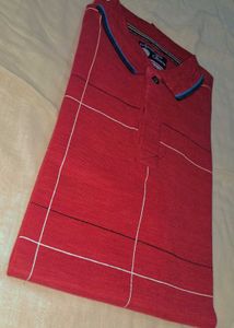 Amstead Jeans Red Polo