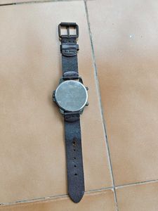 Leather Band Watch WithOut Cell.