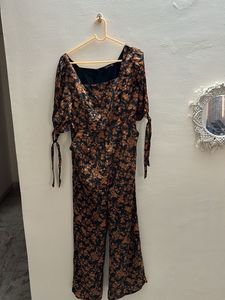 Black & Mustard Jumpsuit