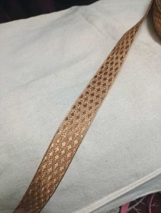 Brown Woven Ribbon Roll Lece