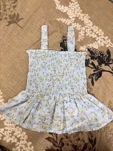 Floral  Top With Shrug